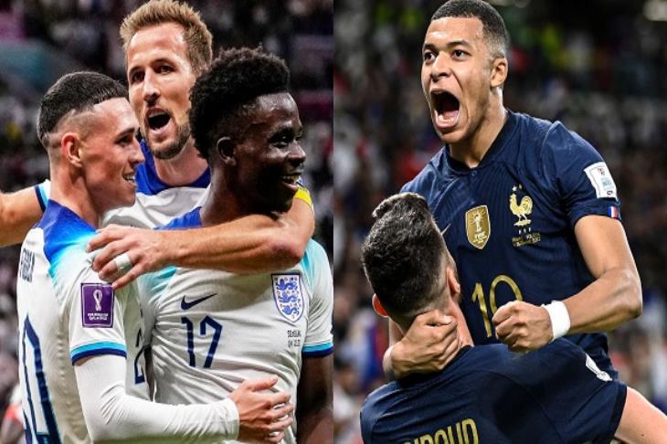 إنجلترا وفرنسا وسباق الوصول للمربع الذهبي بكأس العالم